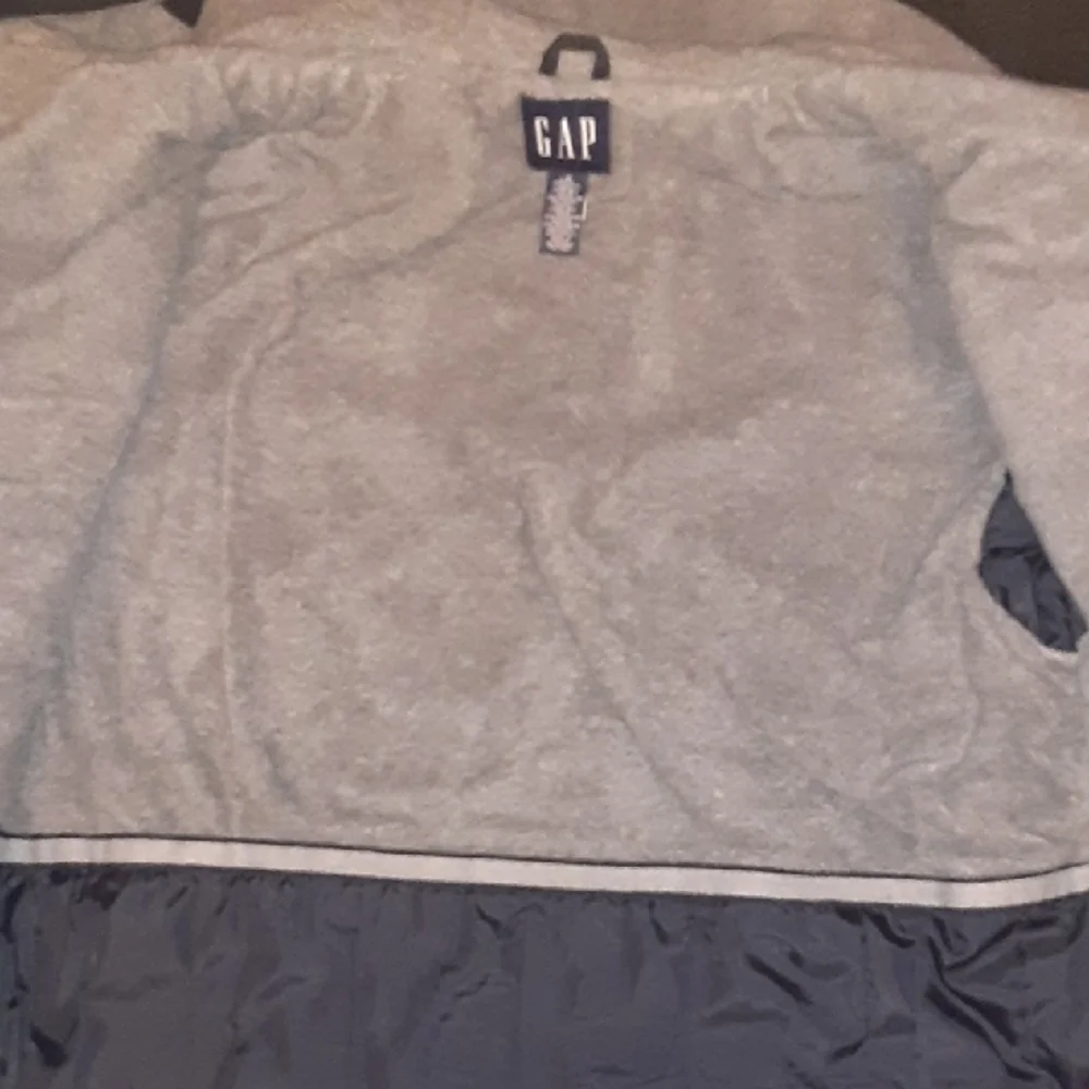 GAP Black Jacket with Grey Stripes